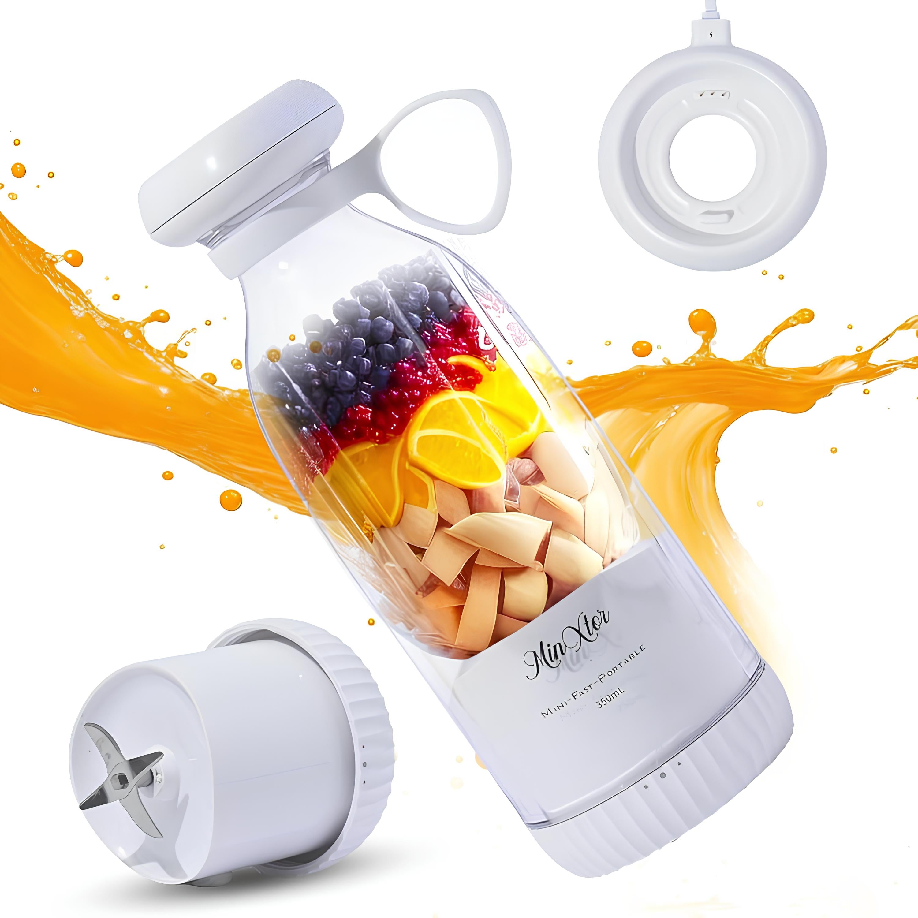 Rodonn™ JuiceFlow Pro – Portable USB Electric Fruit Blender