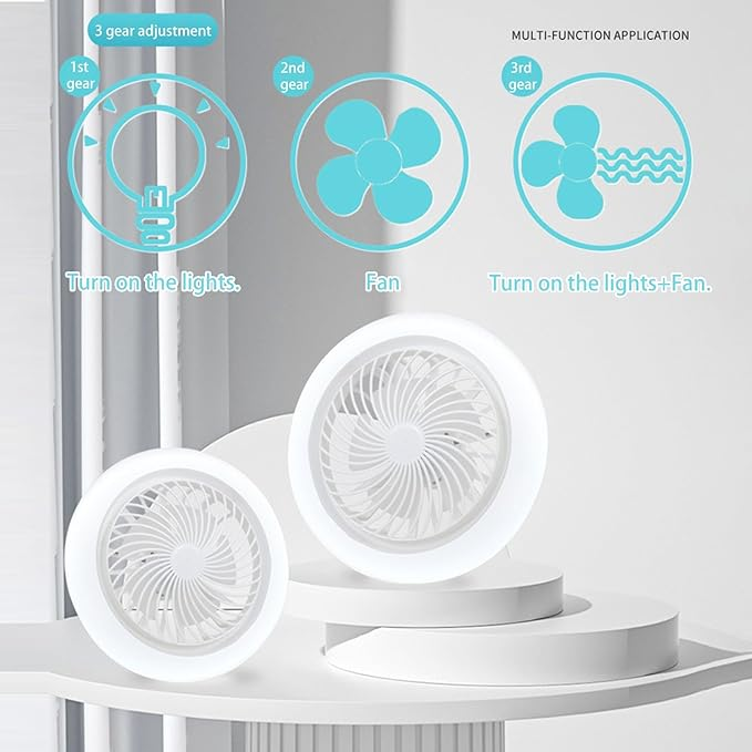 Rodonn™ LumaBreeze – LED Fan Light with Remote Control